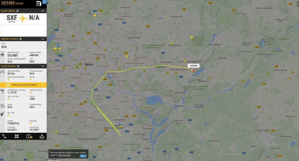 Heute auch die 89 auf flightradar - ein ganz grosser Flieger
